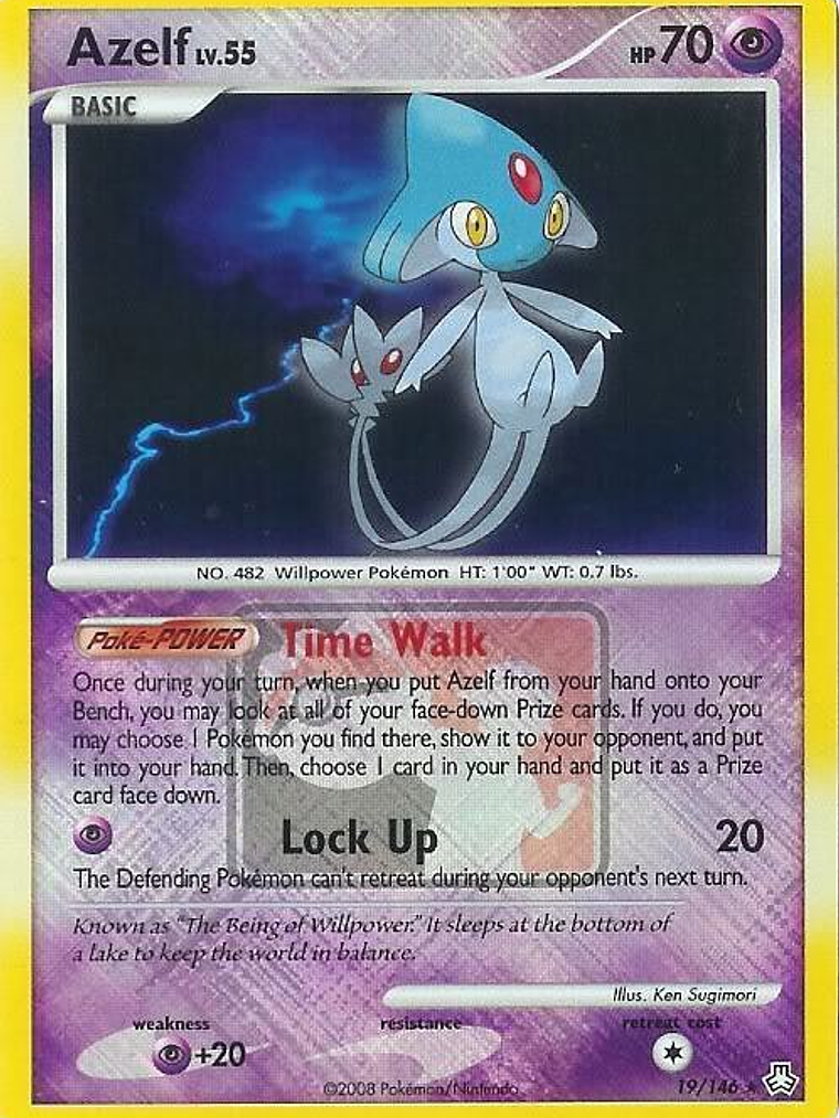 Azelf - 19/146 (League Promo) #019 1