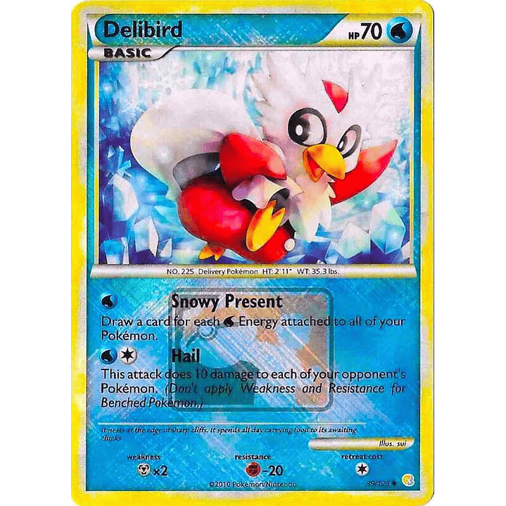 Delibird - 39/123 (League Promo) #039 1