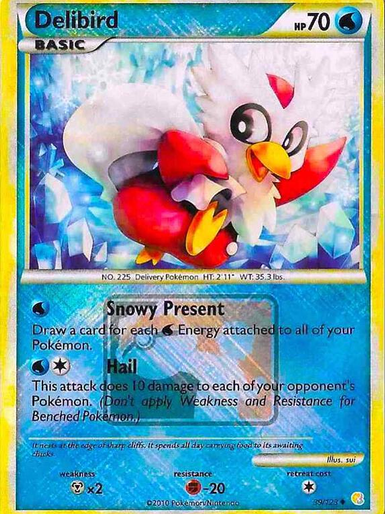Delibird - 39/123 (League Promo) #039 1
