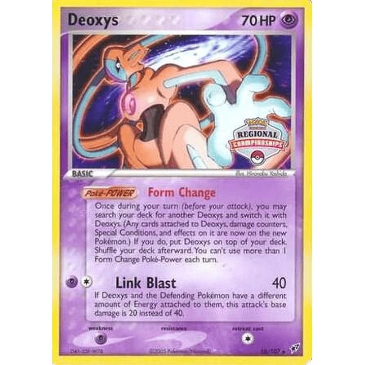 Deoxys - 16/107 (Regional Championships) #016 1
