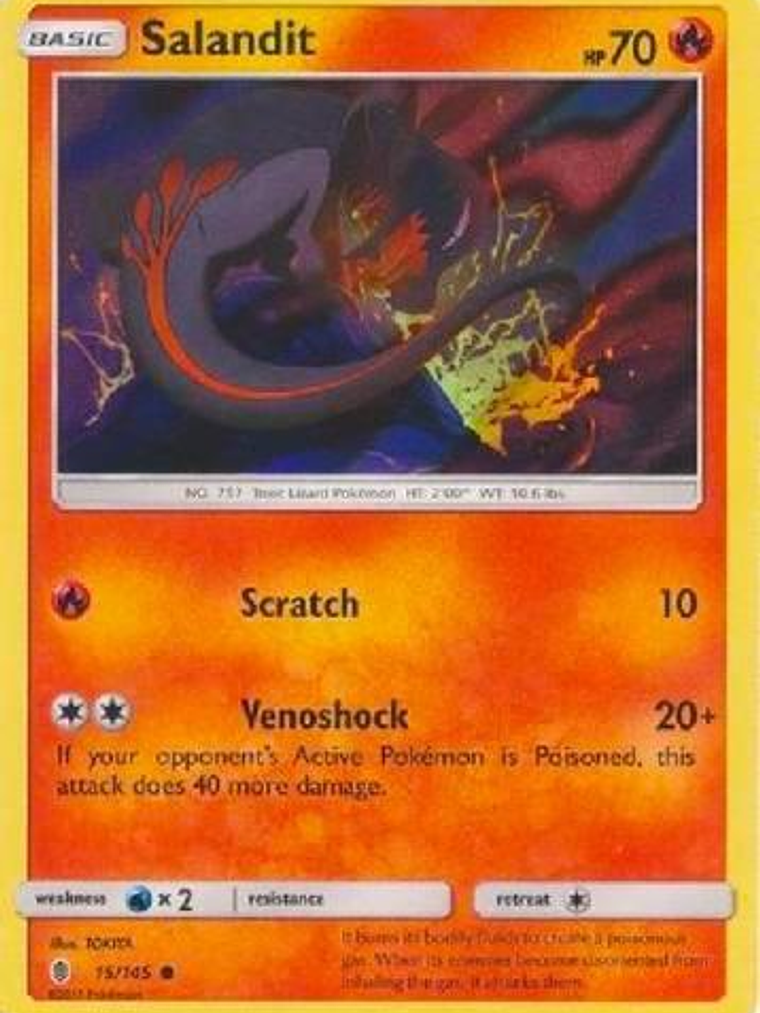 Salandit - 15/145 (Collection Promo) #015 1