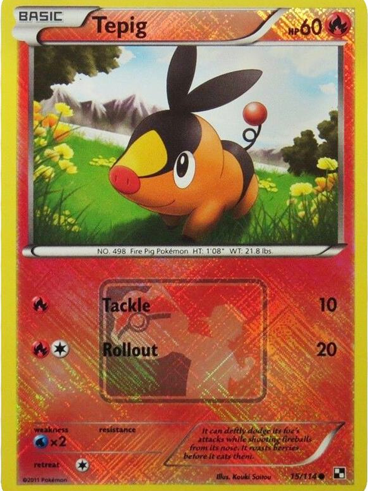 Tepig - 15/114 (League Promo) #015 1