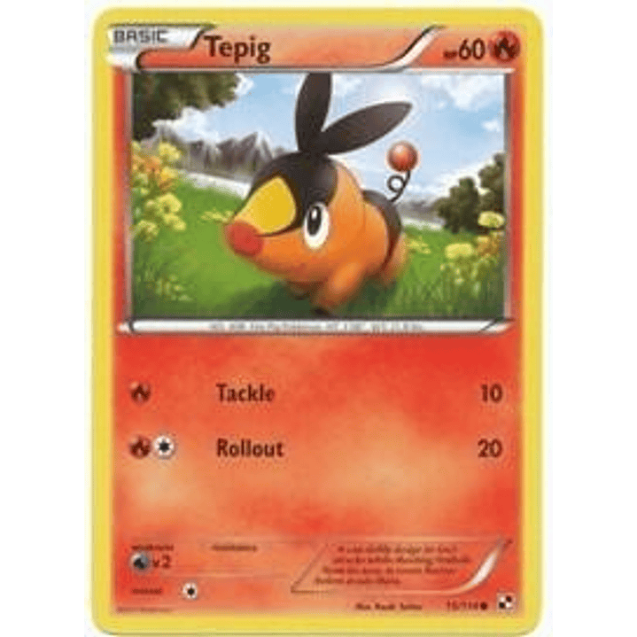 Tepig 15/114 (Cosmos Holo) #015 1