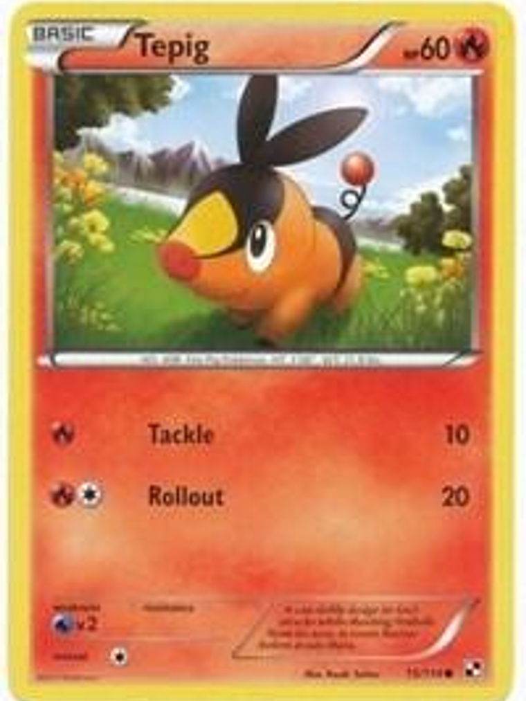 Tepig 15/114 (Cosmos Holo) #015 1