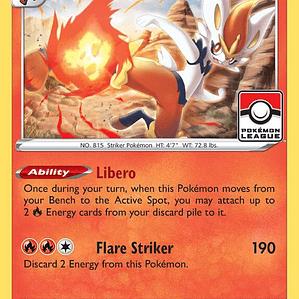 Cinderace (Pokemon League) #034