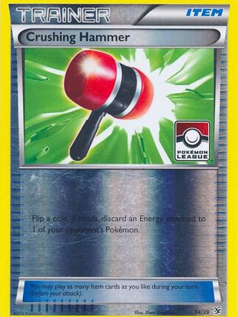 Crushing Hammer - 34/39 (Pokemon League) #034 1