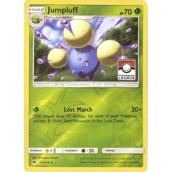 Jumpluff - 14/214 (Pokemon League) #014 1