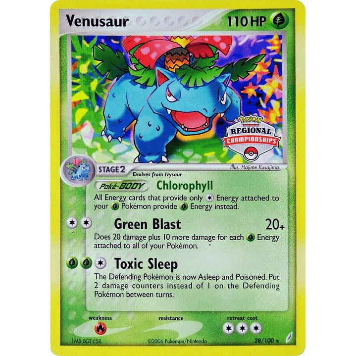 Venusaur - 28/100 (Regional Championships) #028 1
