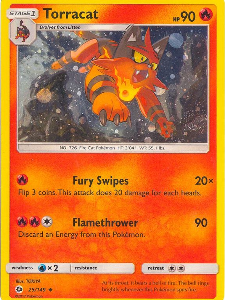 Torracat - 25/149 (Cosmos Holo) #025 1