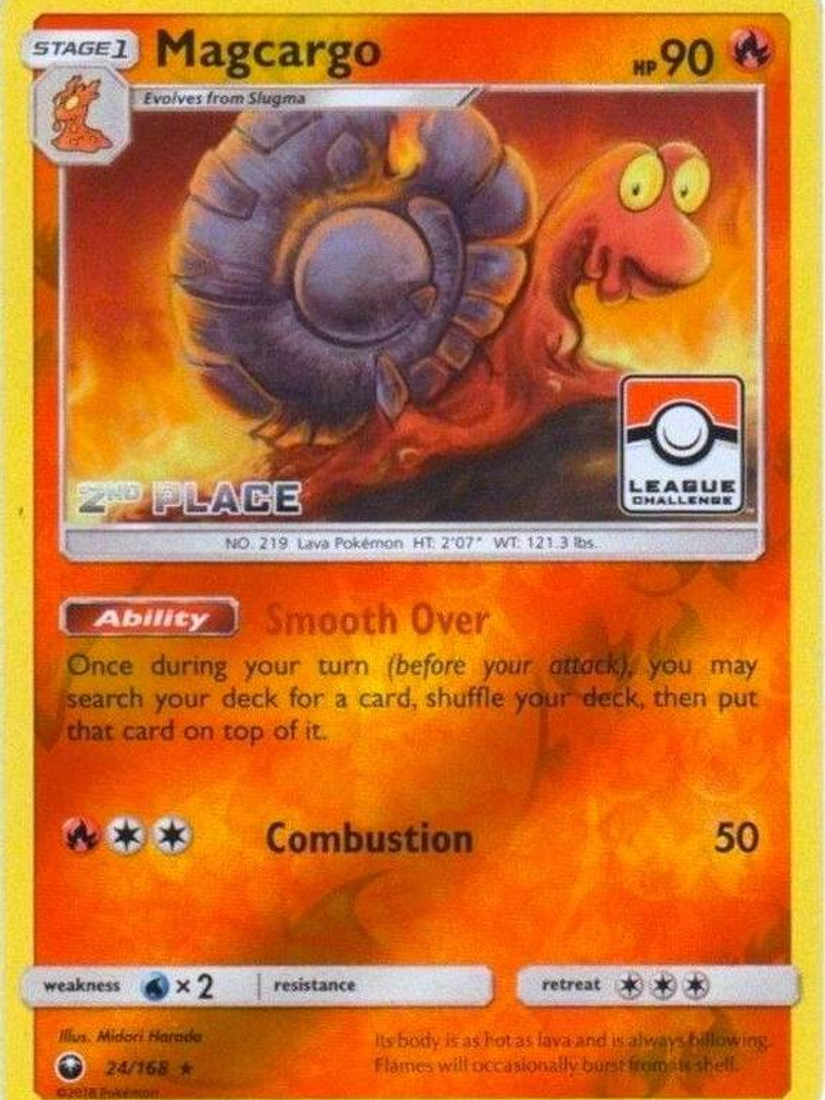 Magcargo - 24/168 (League Challenge) [2nd Place] #024 1