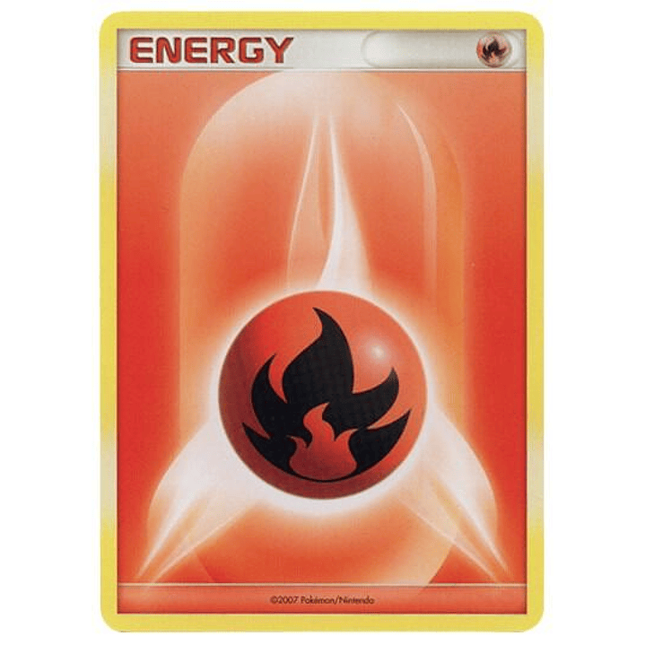 Fire Energy (2007 Unnumbered D/P Style Non-Holo) 1