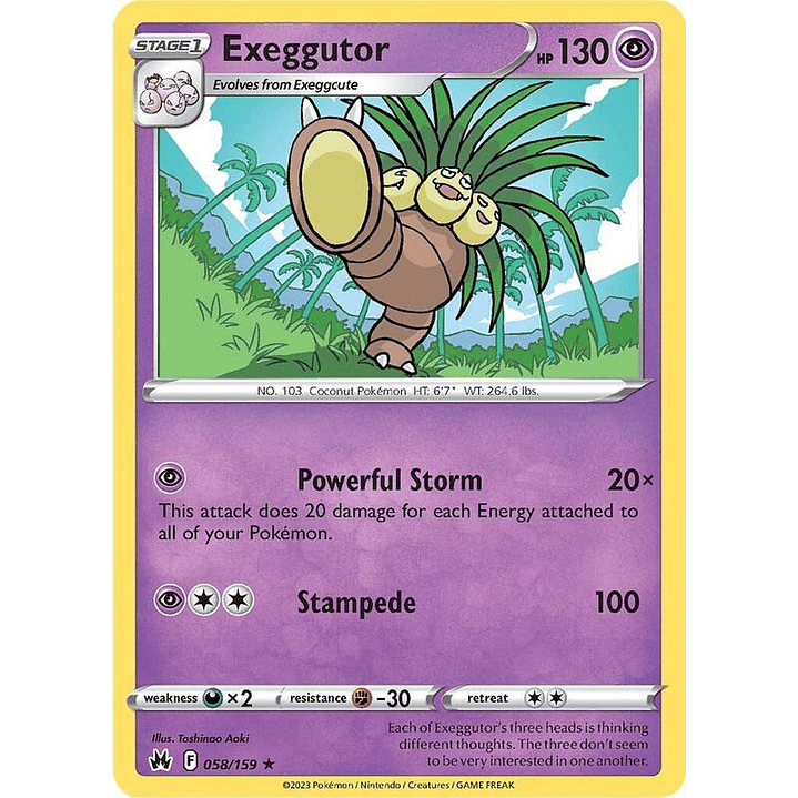 Exeggutor #058 1
