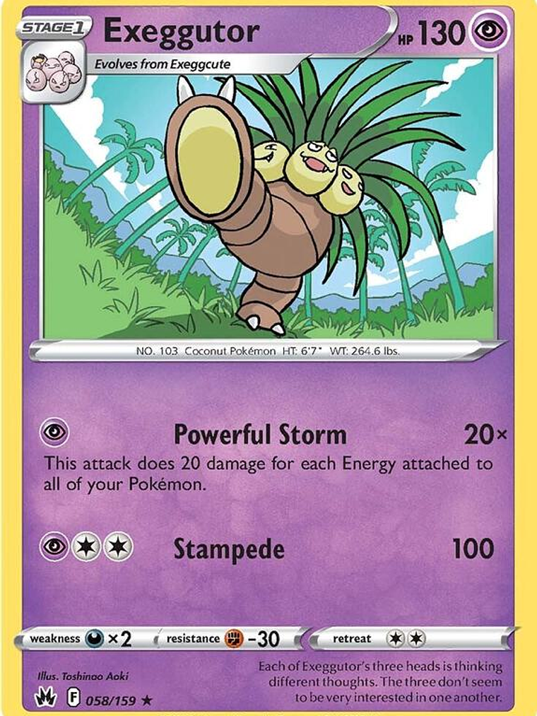 Exeggutor #058 1