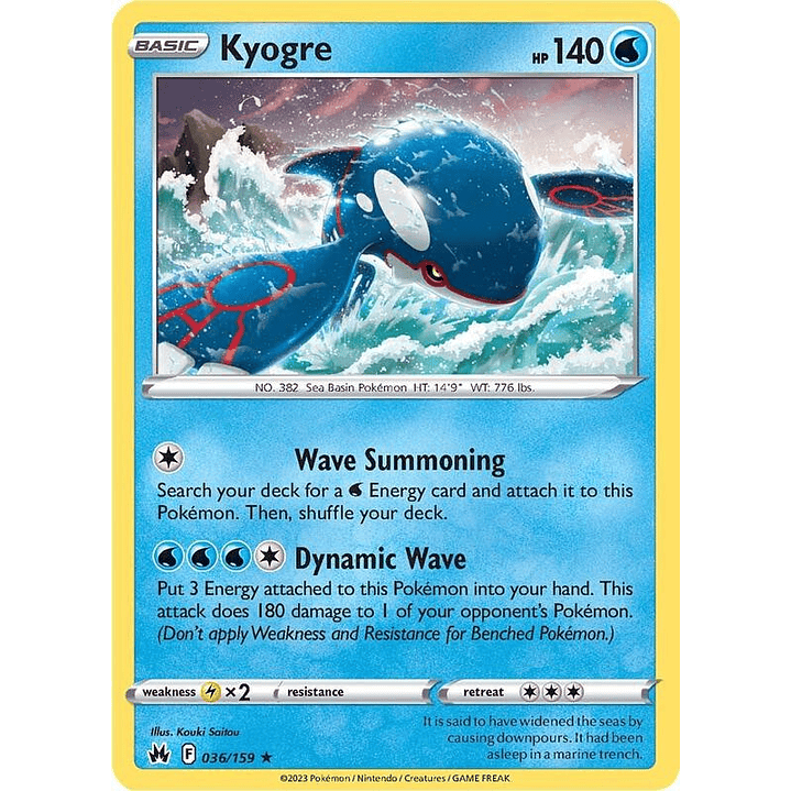 Kyogre #036 1