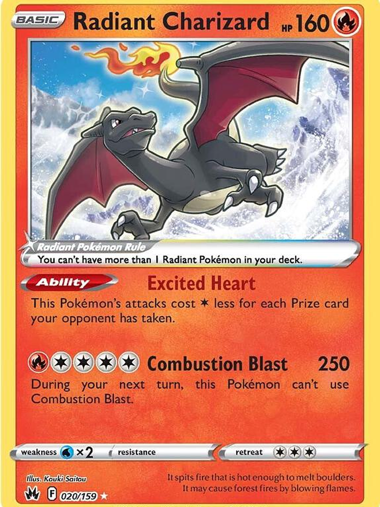 Radiant Charizard #020 1