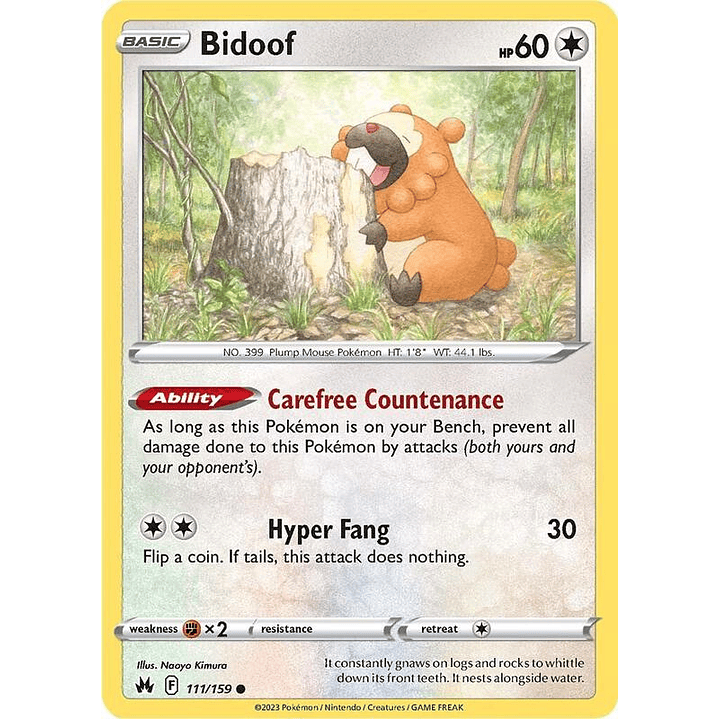 Bidoof #111 1