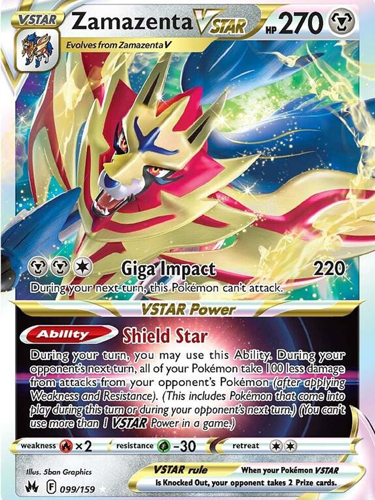 Zamazenta VSTAR #099 1