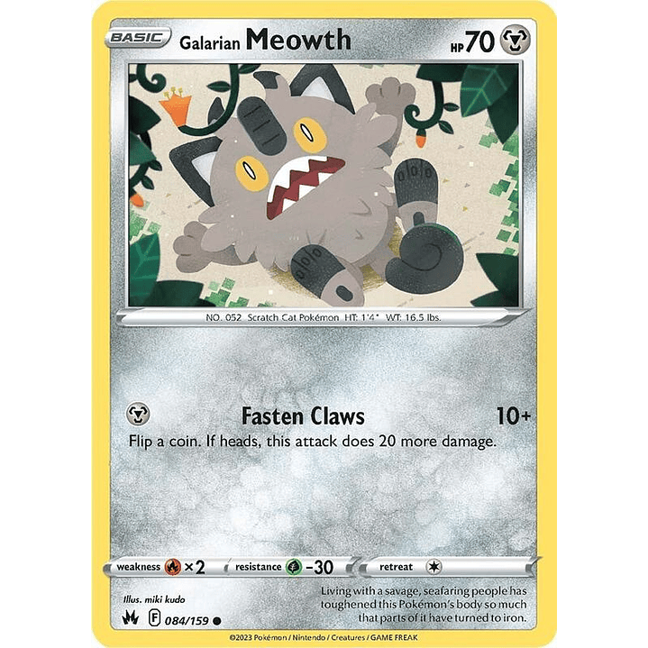 Galarian Meowth #084 1