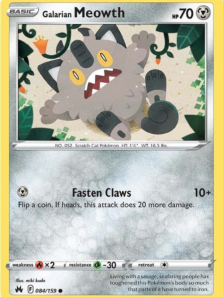 Galarian Meowth #084 1