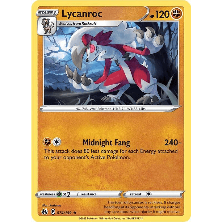 Lycanroc #074 1