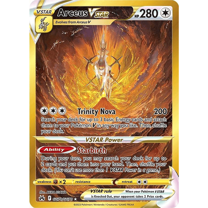 Arceus VSTAR #GG70 1