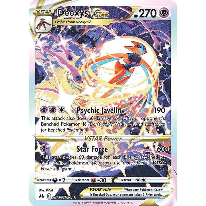 Deoxys VSTAR #GG46 1