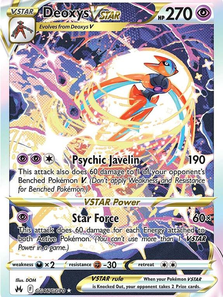 Deoxys VSTAR #GG46 1