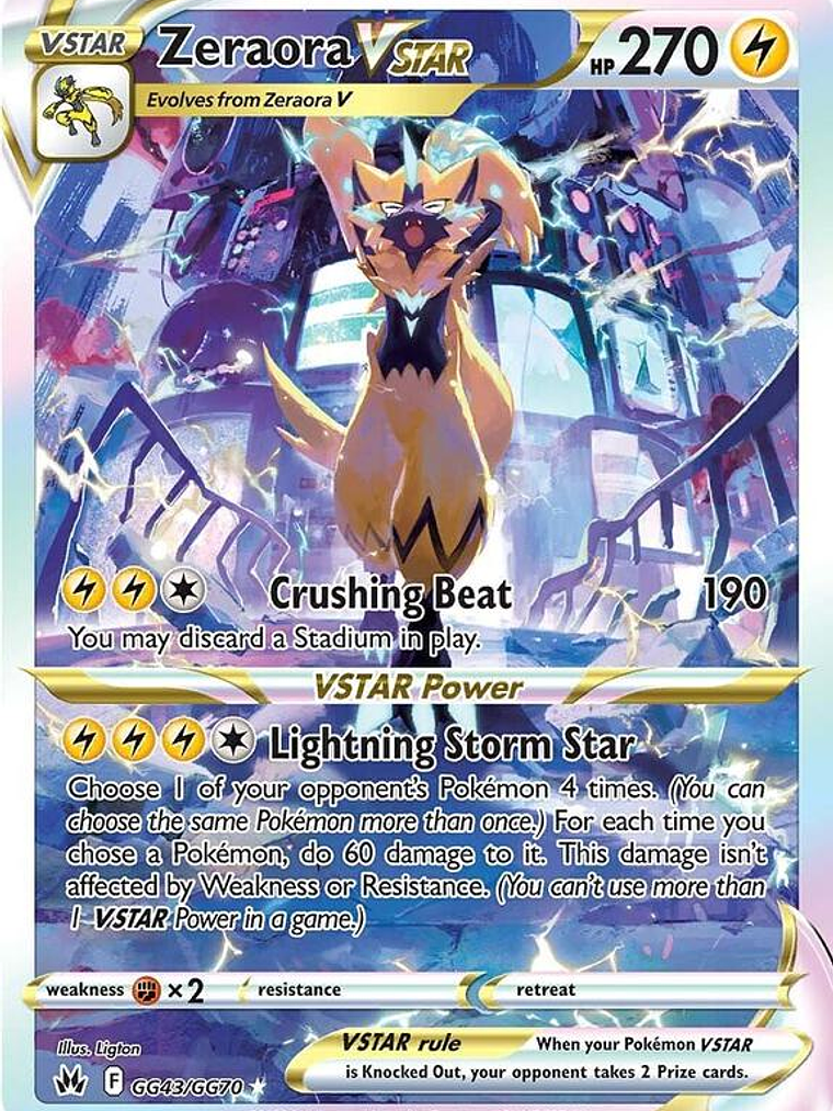 Zeraora VSTAR #GG43 1