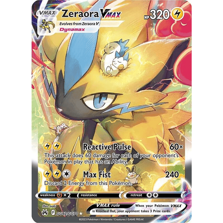 Zeraora VMAX #GG42 1