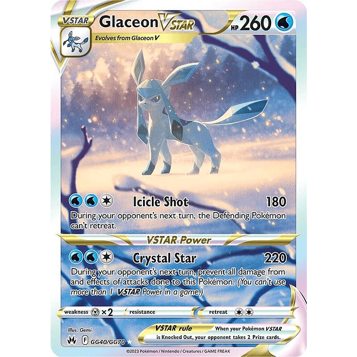 Glaceon VSTAR #GG40 1