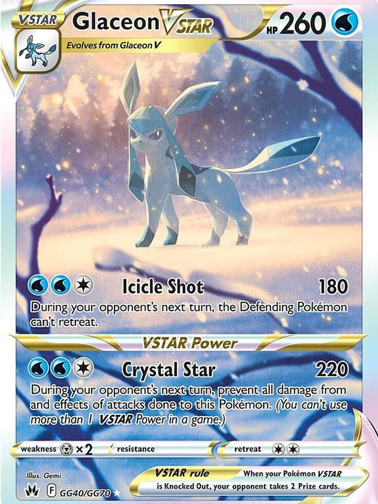 Glaceon VSTAR #GG40 1