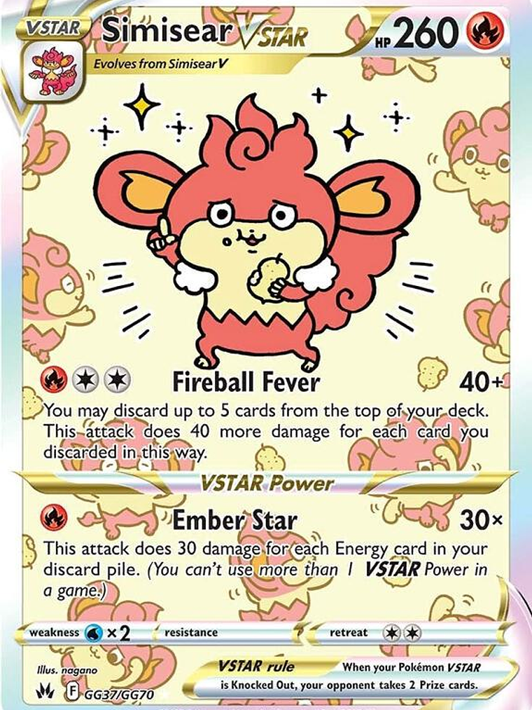 Simisear VSTAR #GG37 1