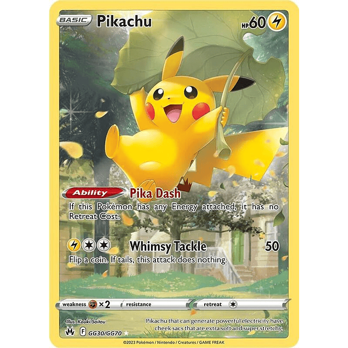 Pikachu #GG30 1