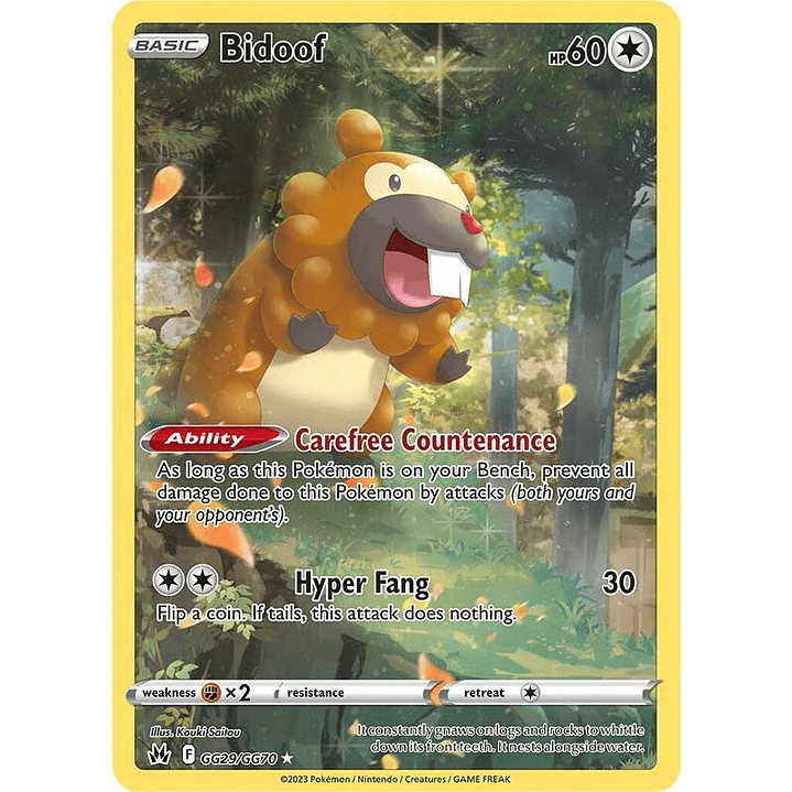 Bidoof #GG29 1