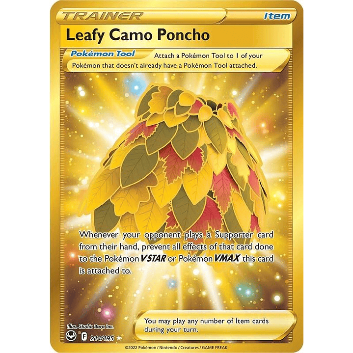 Leafy Camo Poncho #214 1