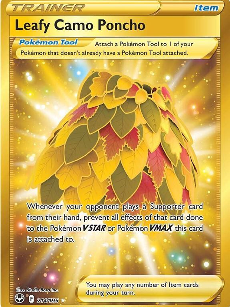 Leafy Camo Poncho #214 1