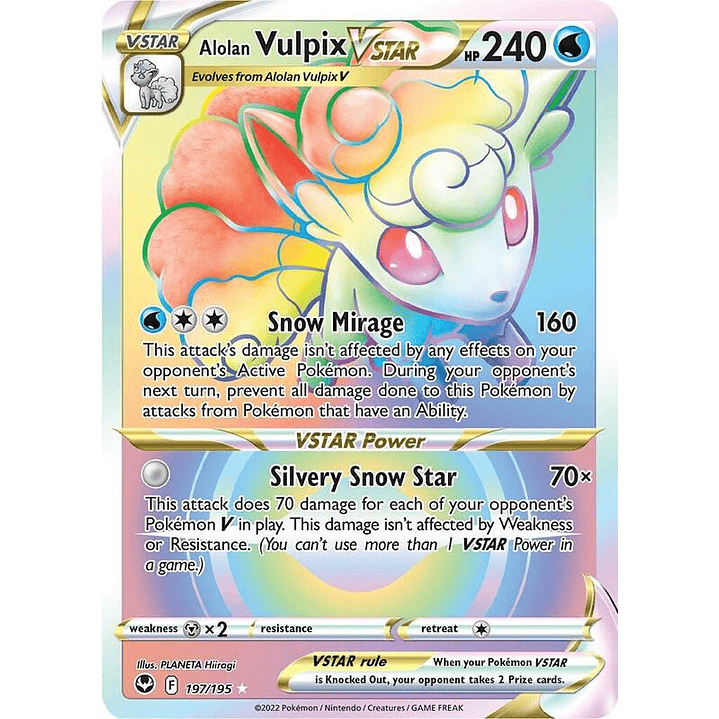 Alolan Vulpix VSTAR #197 1