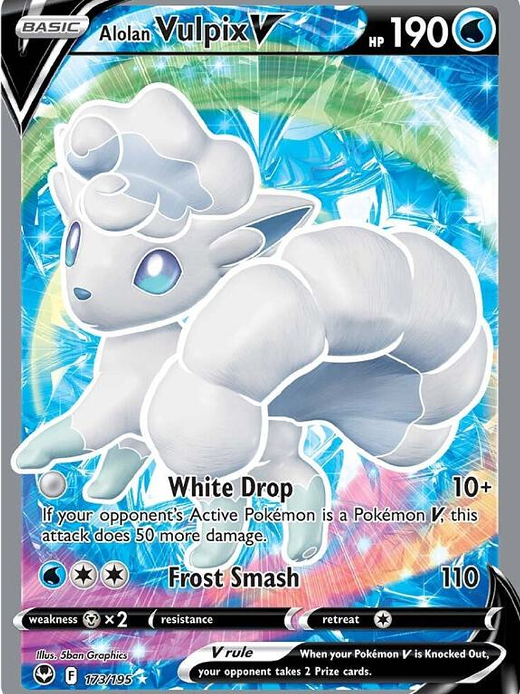 Alolan Vulpix V #173 1