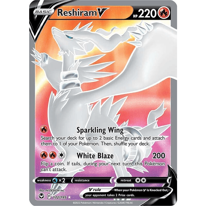Reshiram V #172 1