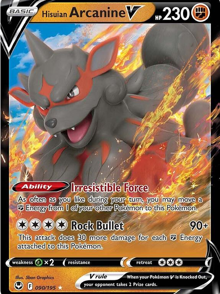 Hisuian Arcanine V #090 1