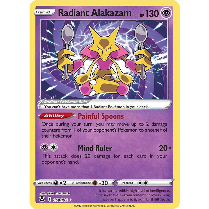 Radiant Alakazam #059 1
