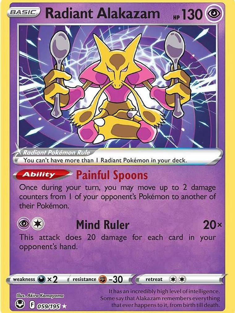 Radiant Alakazam #059 1