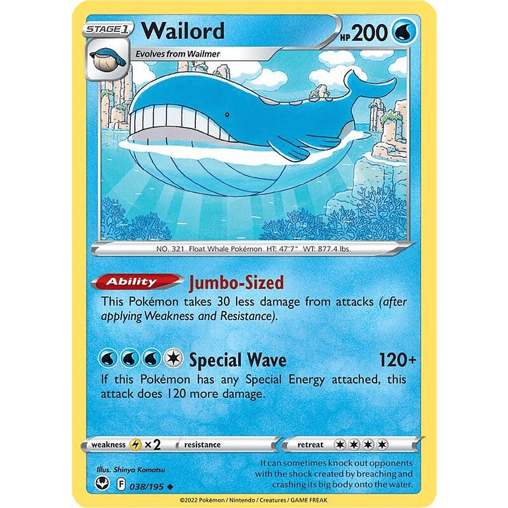 Wailord #038 1
