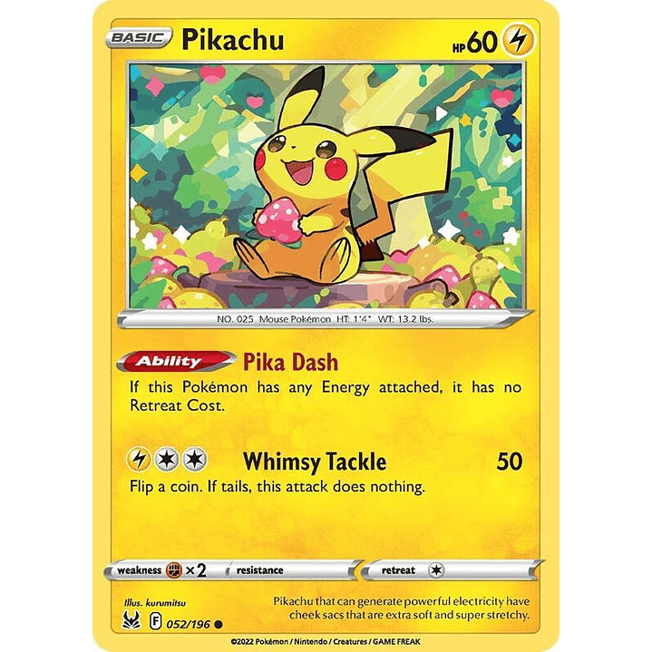 Pikachu #052 1