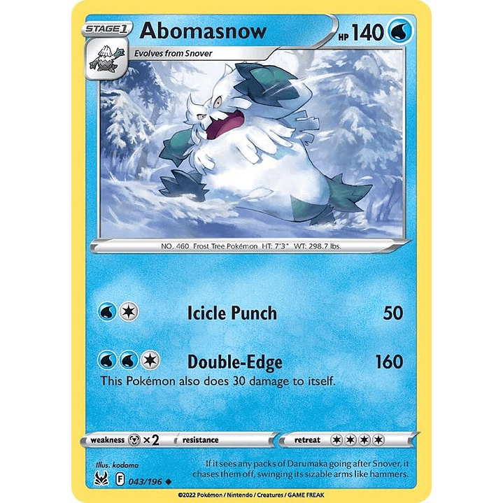 Abomasnow #043 1