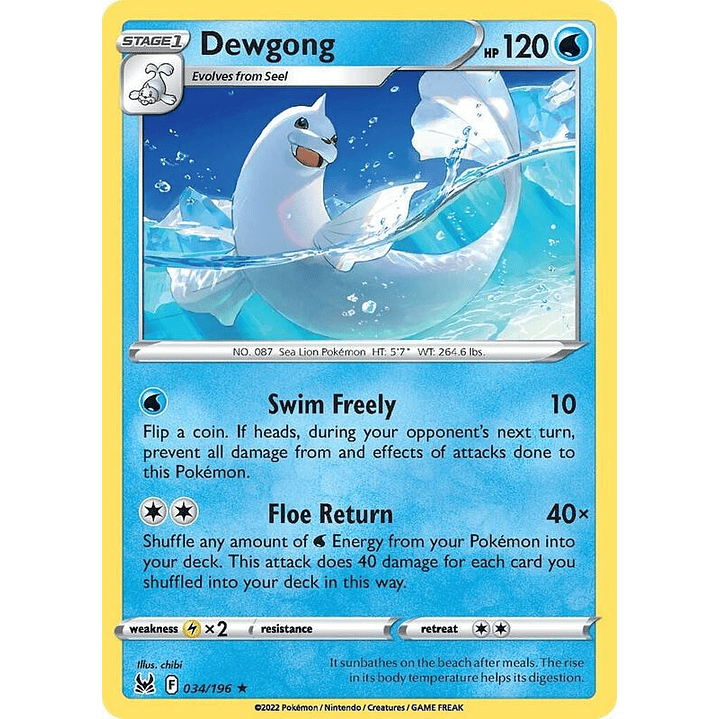 Dewgong #034 1
