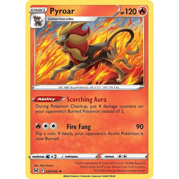 Pyroar #029 1