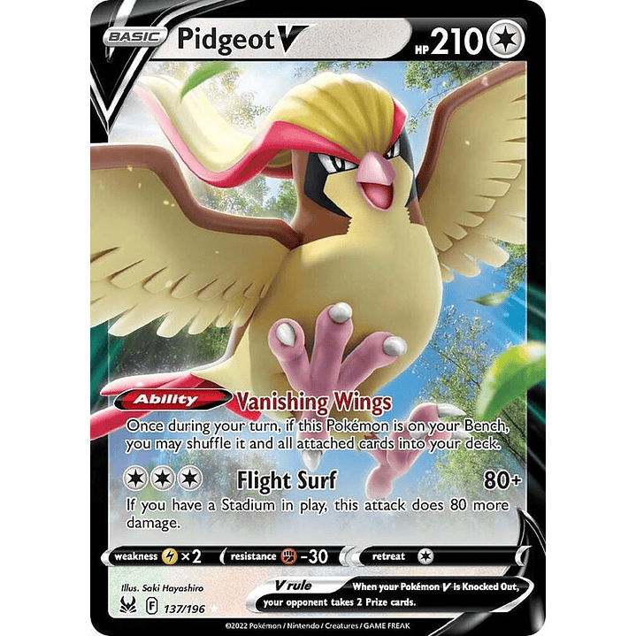 Pidgeot V #137 1