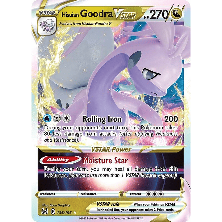 Hisuian Goodra VSTAR #136 1
