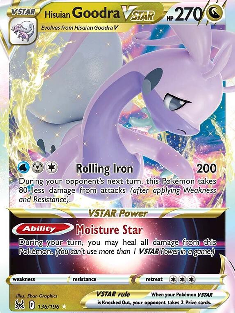 Hisuian Goodra VSTAR #136 1